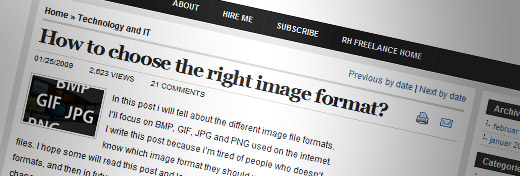 6. How to choose the right image format?